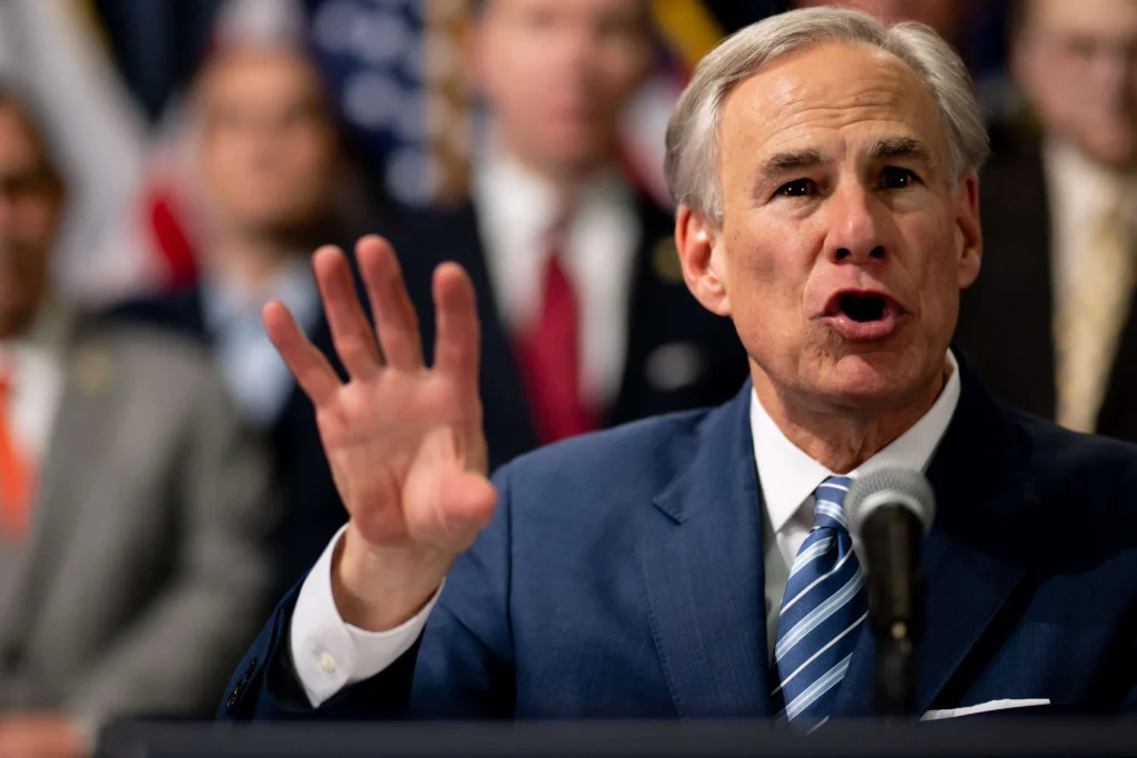 Texas Governor Abbott Blames Biden for Record-High Illegal Immigration at Border Security Briefing