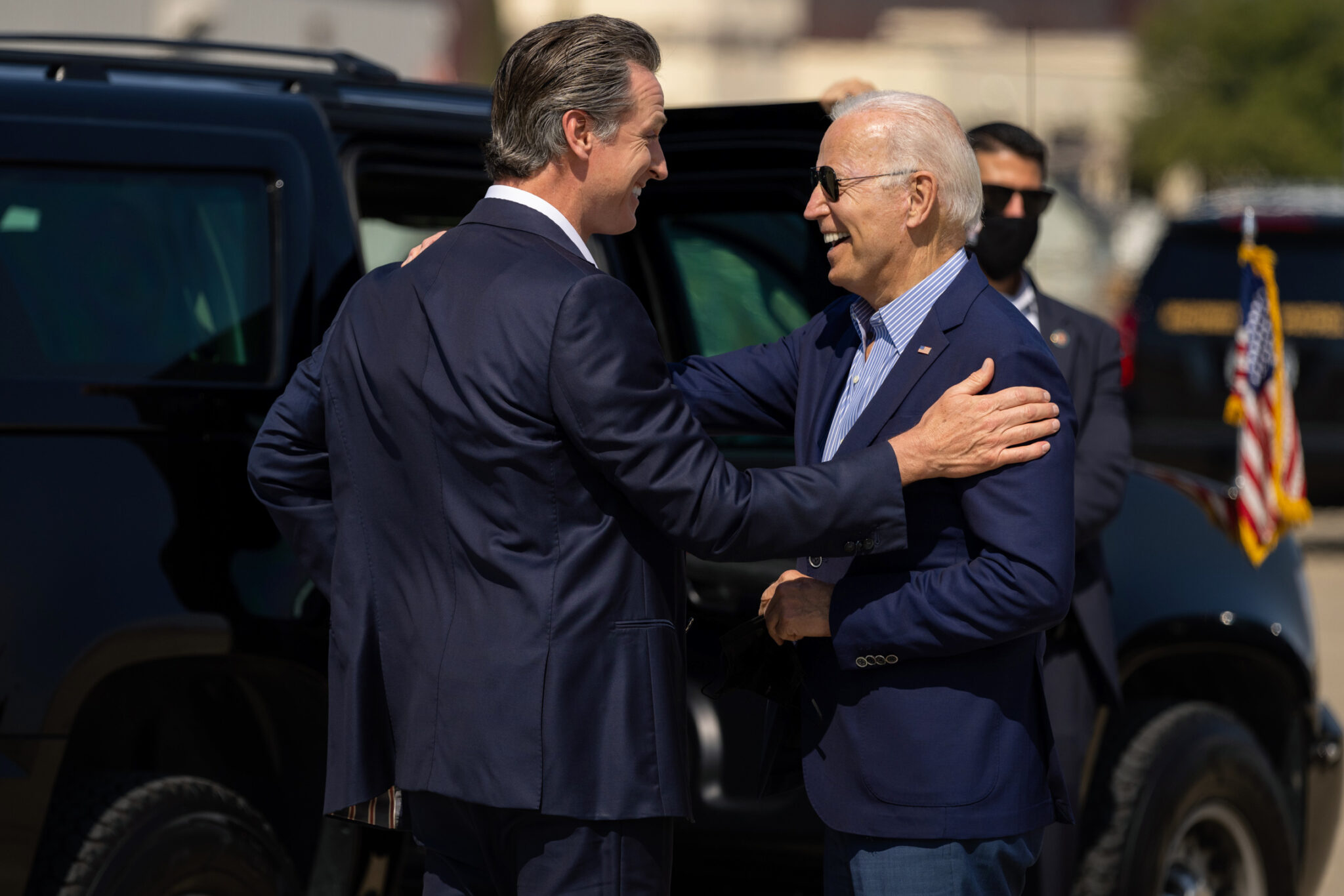 'I love our prospects': California governor stumps for Biden in Bluffton