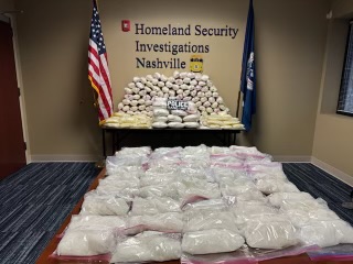 More than 400 pounds of meth seized, 3 arrested in Nashville drug bust