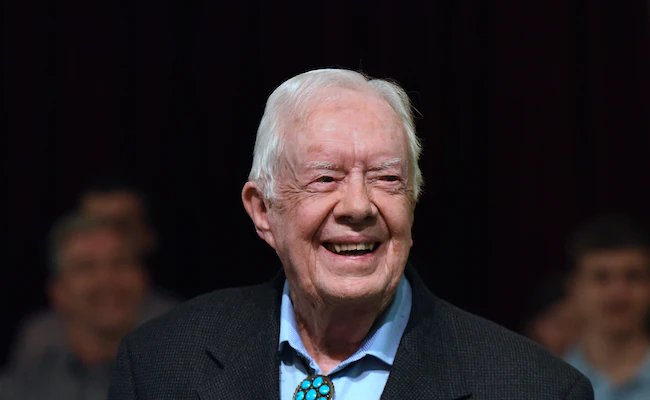 Jimmy Carter Marks One Year in Hospice Care