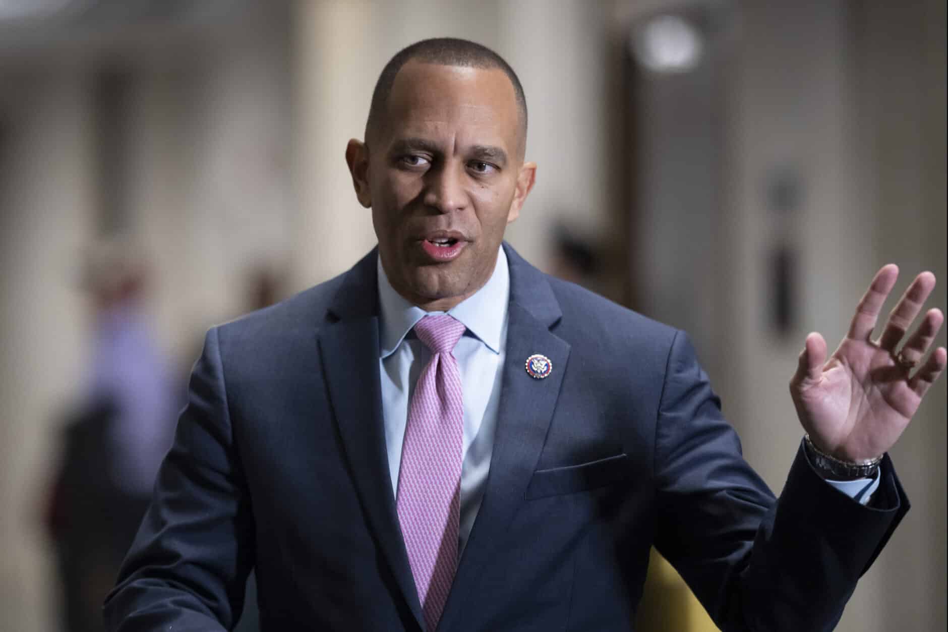Hakeem Jeffries, 53, New York Rep, Claims Americans Suffer From Republicans 'Performative Politics'