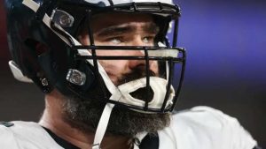 Emotional Jason Kelce Declines Fans Keg Gift Outside NovaCare Complex