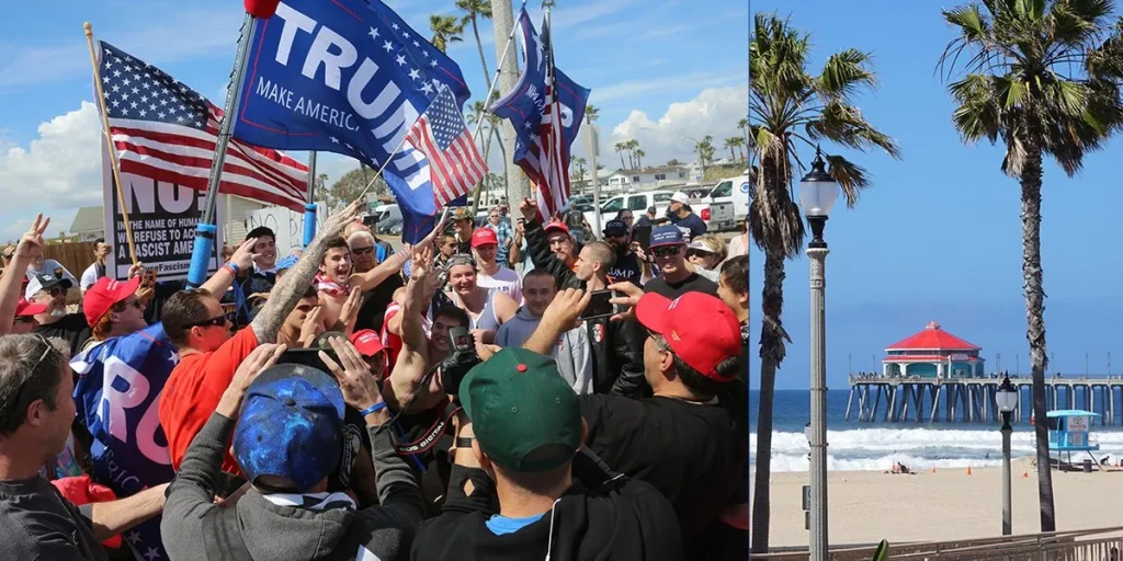 Huntington Beach Clashes with California on Voter ID and LGBT Flag Display