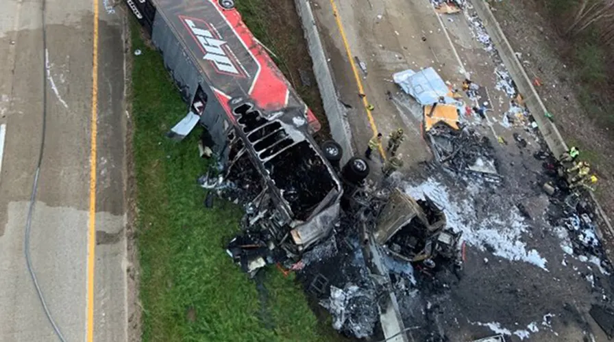 NASCAR Stewart-Haas Racing Hauler Faces Highway Crash During West Coast Swing