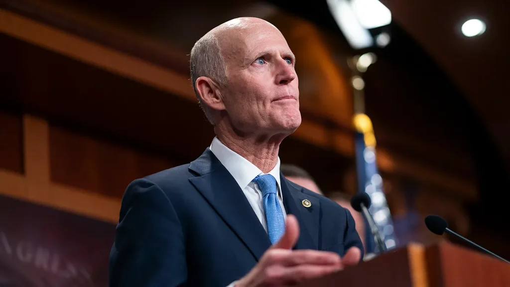 Rick Scott Meets Trump Amid Senate GOP Leader Speculations