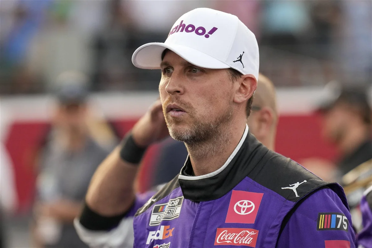 Denny Hamlin Laughs Off Restart Mishap as Doing the Right Thing