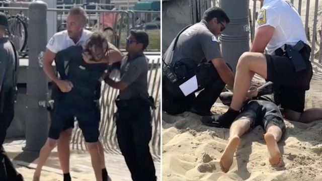 NJ Cops Arrested a Surfer and Put Him in a Chokehold Because He Didn't Have His Beach Badge on Video