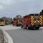 One Person is Rescued From a Vehicle Following a Collision With a Train, Closing Highways in Wisconsin