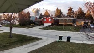 Doorbell Camera Catches Shocking Moment Garbage Truck Explodes in Chicago Suburb