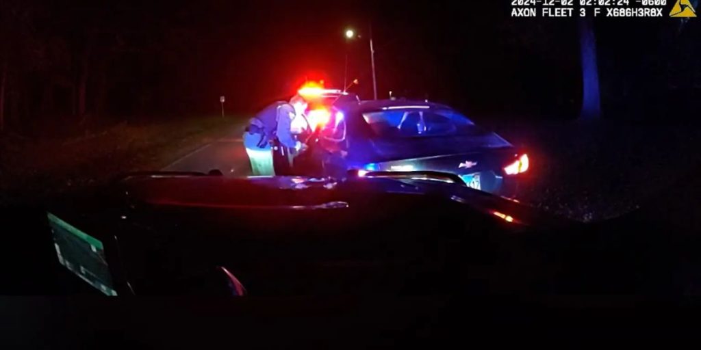 Illinois Officer Stops Runaway Car, Saves Pregnant Woman and Dog after Car Brakes Failure (1)