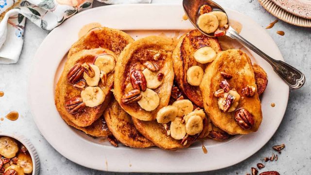 Southern Banana Foster French Toast Bites A Midnight Snack to Swoon Over