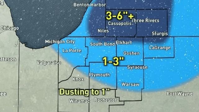 Winter Weather Warning Wintery Mix Expected to Hit Michiana Soon