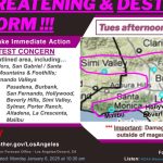 Dangerous Winds Up to 100 MPH Expected in Los Angeles and Ventura Counties; NWS Issues Warning