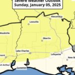 Southwest Louisiana Braces for Severe Weather and a Frigid Cold Front