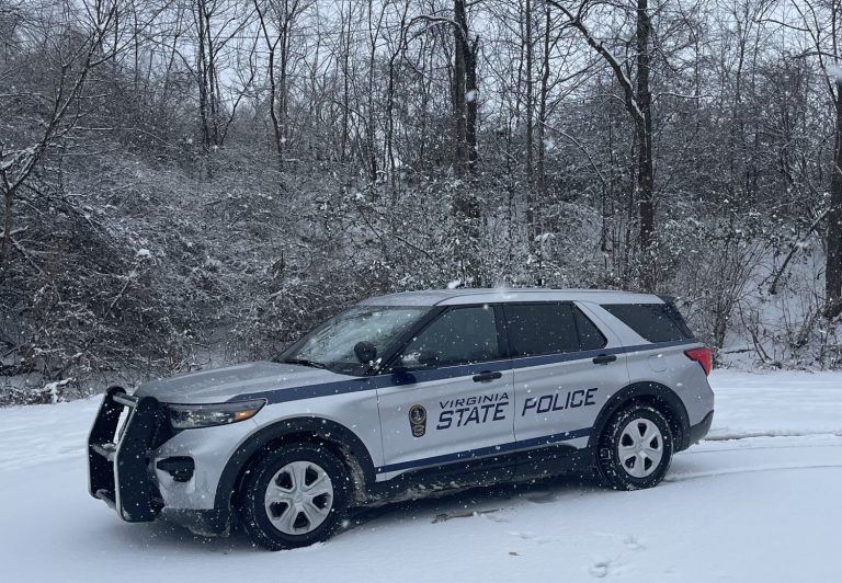 State Police Respond to 700 Crashes as Winter Storm Hits Virginia