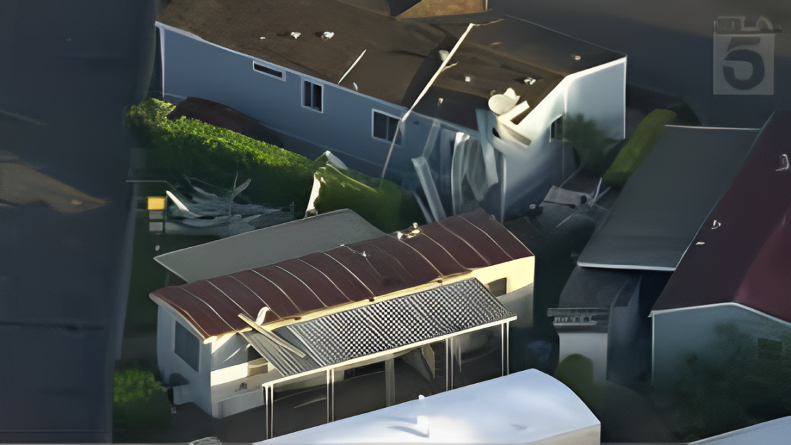 Southern California Experiences Rare EF0 Tornado, Damaging Trailer Park Homes