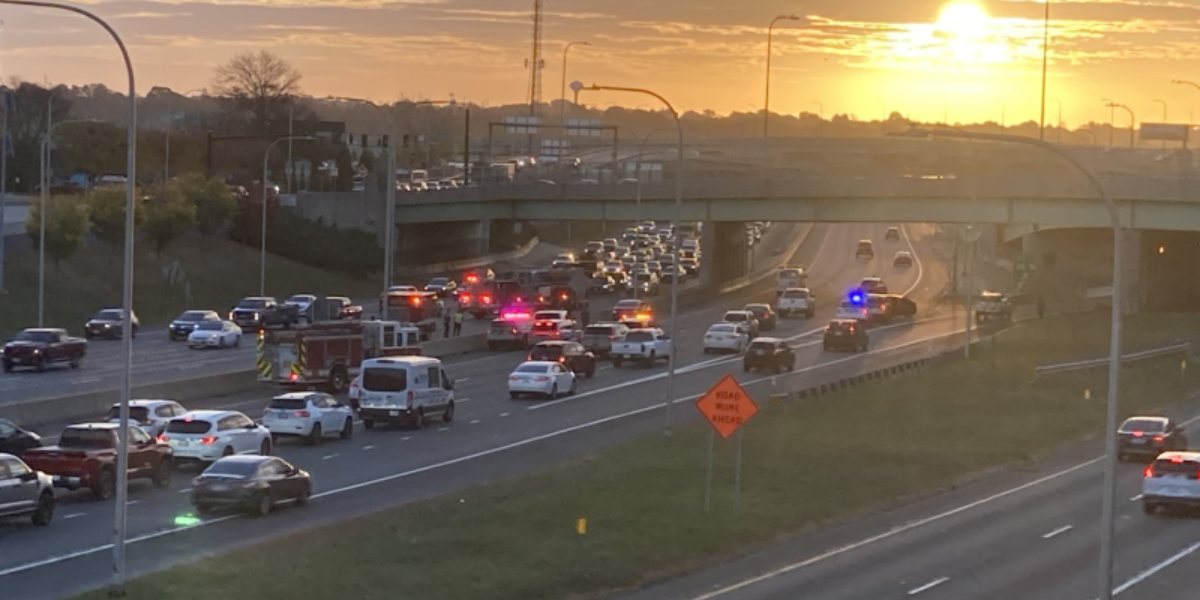 Crash Near Exit 35 on I-95 in Providence Injures One, Causes Major Delays