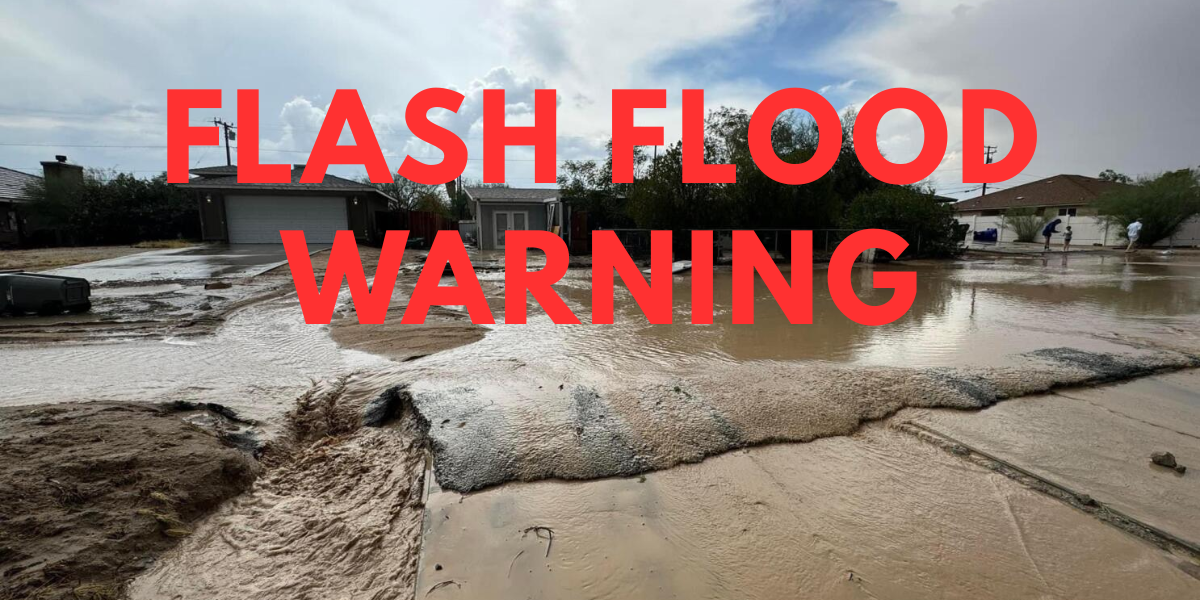 Flood Advisory Issued for San Bernardino County Thursday Evening