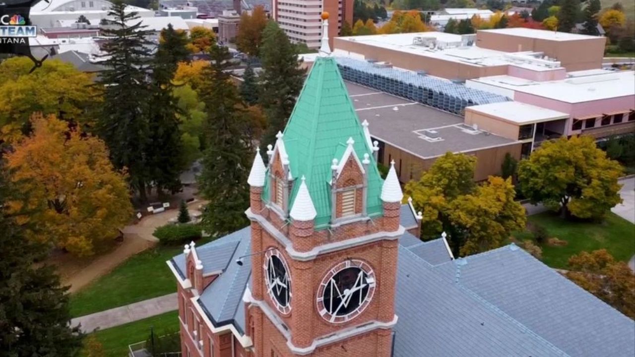 Pumpkin Reappears on University of Montana Spire, 30-Year Mystery Continues